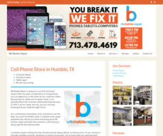 Rbmobilerepairhumble.com(Cell Phone Store in Humble) Screenshot