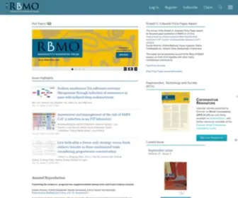 Rbmojournal.com(Reproductive BioMedicine Online) Screenshot