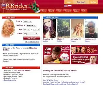 Rbrides.com(Single Russian Brides from Russia and Ukraine) Screenshot