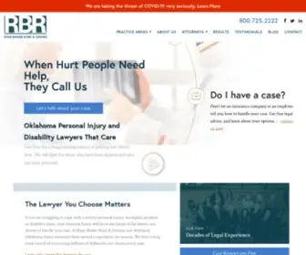 RBrlawfirm.com(Oklahoma City Personal Injury Attorneys) Screenshot