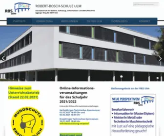 RBS-ULM.de(Robert-Bosch-Schule Ulm) Screenshot