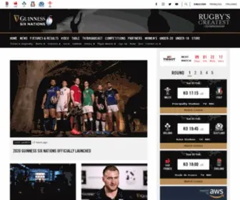 RBS6Nations.com(Six Nations Rugby) Screenshot