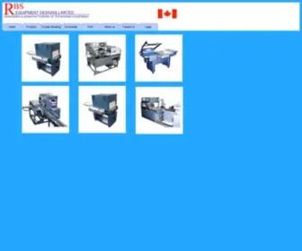 Rbsequipment.com(RBS Equipment Designs Ltd) Screenshot