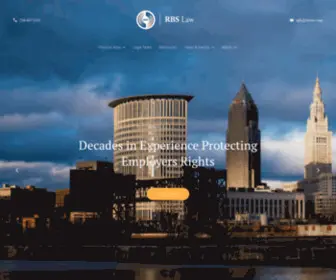 RBslaw.com(Cleveland, Ohio Lawfirm) Screenshot