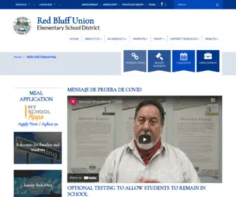 Rbuesd.org(Red Bluff Union Elementary School DistrictSchool Year) Screenshot
