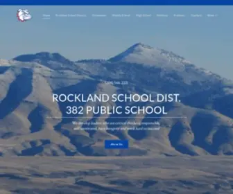 Rbulldogs.org(Rockland School District No. 382) Screenshot