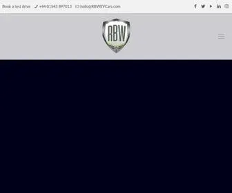 RbwevCars.com(RBW Electric Cars) Screenshot