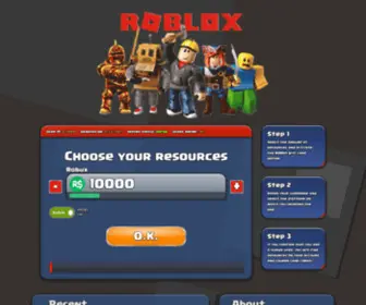 RBxnow.net(ROBLOX Robux Generator) Screenshot