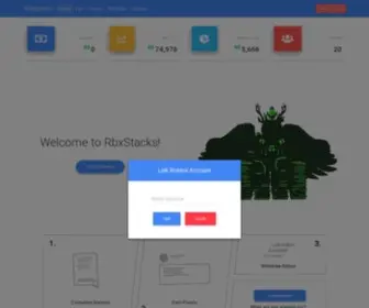 RBXstacks.com(Free Robux) Screenshot