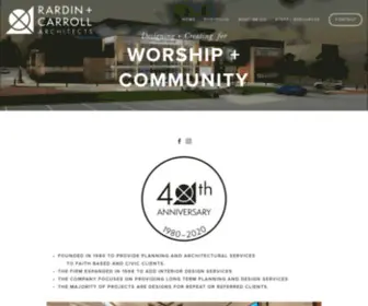 RC-Architects.com(Rardin & Carroll Architects) Screenshot