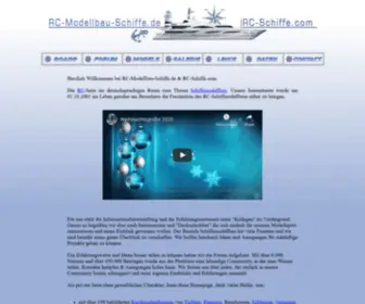 RC-Schiffe.com(Bau und Beschreibung von RC) Screenshot