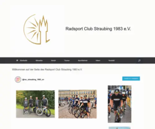 RC-Straubing.de(Radsport Club Straubing 1983 e.V) Screenshot