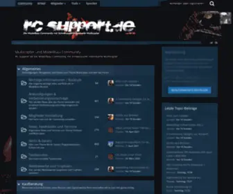 RC-Support.de(Multicopter und Modellbau Community) Screenshot