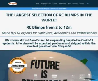 RC-Zeppelin.com(Design and production of RC Blimps (Zeppelins)) Screenshot