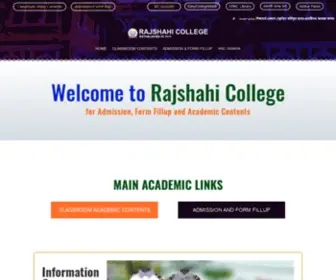 RC.edu.bd(Rajshahi College) Screenshot