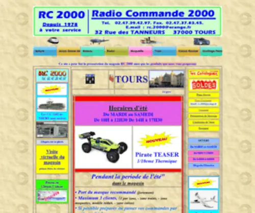 RC2000.fr(Modèle réduit TOURS 37000) Screenshot