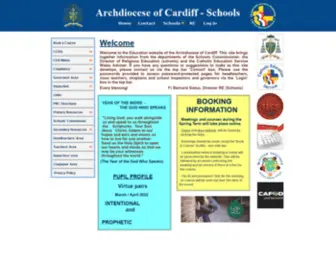 Rcadcschools.org(Archdiocese of Cardiff) Screenshot