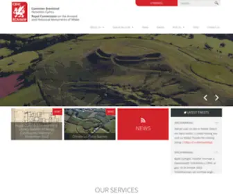 Rcahmw.gov.uk(Royal Commission on the Ancient and Historical Monuments of Wales) Screenshot