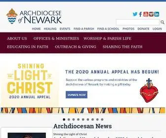 Rcan.org(Archdiocese of Newark NJ (Roman Catholic)) Screenshot