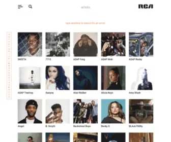 Rcarecordspress.com(RCA Records) Screenshot