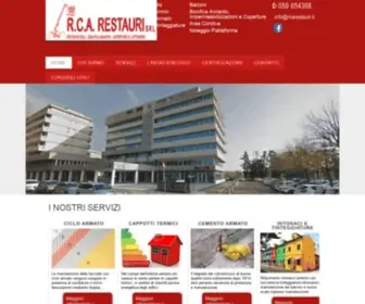 Rcarestauri.it(Restauri e ristrutturazioni) Screenshot