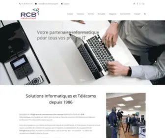 RCB-Informatique.fr(Solutions informatiques et Infogérance) Screenshot