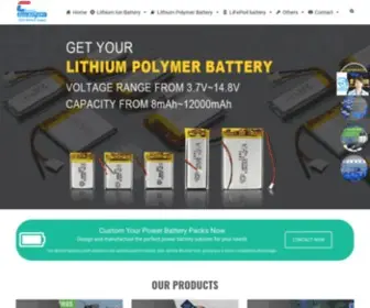 Rcbatterysupply.com(China Lithium Polymer Battery) Screenshot