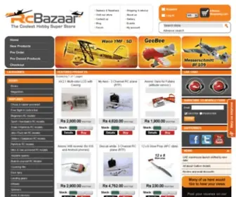 Rcbazaar.com(RcBazaar, India's largest RC hobby store) Screenshot