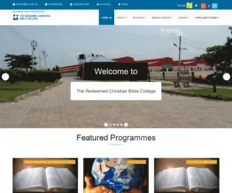 RCBC.edu.ng(Redeemed Christian Bible College) Screenshot