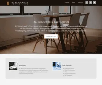 RCblackwellstaxservice.com(RC Blackwell's Tax Service) Screenshot