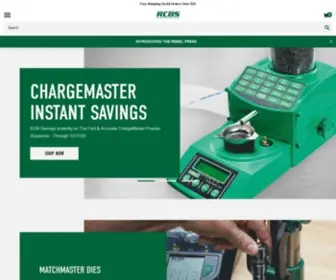 RCBS.com(Presses) Screenshot