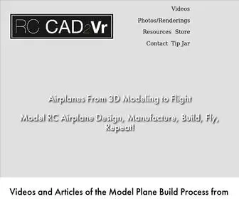 Rccad2VR.com(Large Scale Model RC Airplanes from Design to Flight) Screenshot