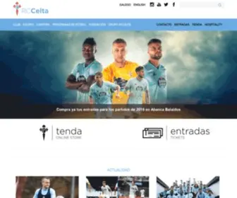 Rccelta.es(RC Celta) Screenshot
