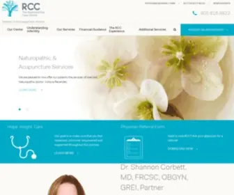 RCcfertility.com(Mississauga Infertility Clinic) Screenshot