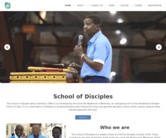 RCCG-CRmsod.org(School of Disciples) Screenshot