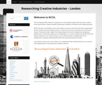 Rccil.org.uk(Researching Creative Industries) Screenshot