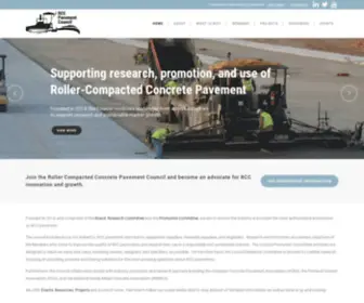 RCcpavementcouncil.org(Roller Compacted Concrete Pavement Council) Screenshot