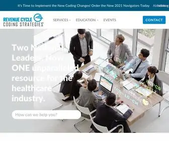 RCcsinc.com(Revenue Cycle Coding Strategies) Screenshot