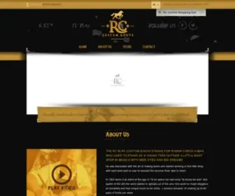 Rccustomboots.com(RC Custom Boots) Screenshot