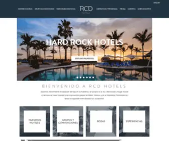 RCDhotels.com(RCD Hotels) Screenshot
