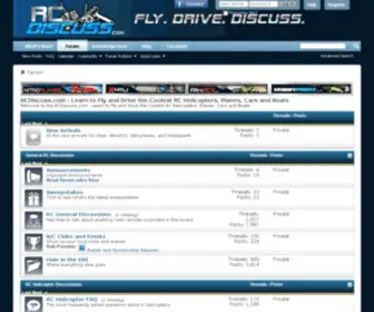 RCDiscuss.com(Learn to Fly and Drive the Coolest RC Helicopters) Screenshot