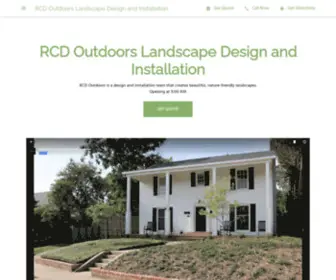 RCDlandscapes.com(RCD Outdoors Landscape Design and Installation) Screenshot