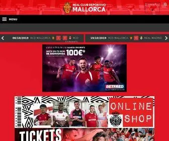 RCDmallorca.es(RCD Mallorca) Screenshot