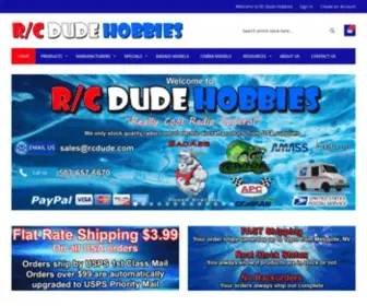 RCDude.com(RC Dude Hobbies Home) Screenshot