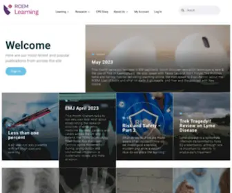 Rcemlearning.co.uk(New Home) Screenshot