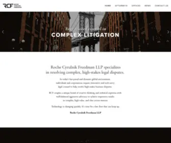 RCFLLP.com(Roche Cyrulnik Freedman LLP) Screenshot