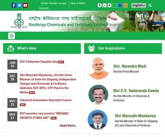 RCFLTD.com(Rashtriya Chemicals and Fertilizers Limited Rashtriya Chemicals & Fertilizers) Screenshot
