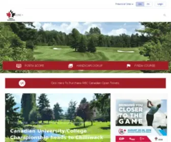 Rcga.org(Golf Canada) Screenshot