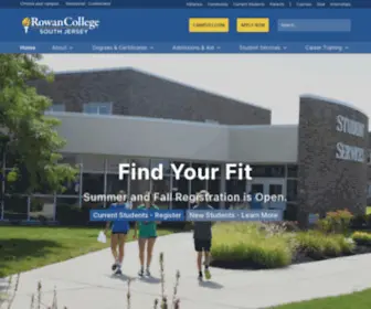 RCGC.edu(Rowan College of South Jersey (RCSJ)) Screenshot