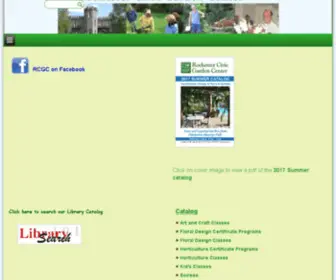 RCGC.org(Rochester Civic Garden Center) Screenshot